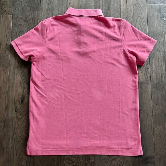 Psycho Bunny Kids Size XL Pima Cotton Polo Shirt Pink Anglo American Logo - Picture 4 of 6